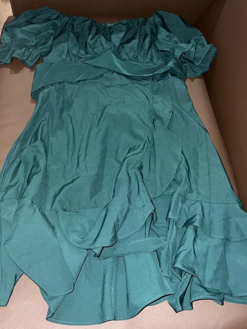 Dark Green Dress